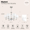 Миниатюра фото подвесная люстра maytoni alicante mod014cl-06n | 220svet.ru