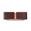 Миниатюра фото настенный светильник ideal lux clip ap2 small corten | 220svet.ru