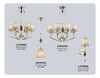 Миниатюра фото подвесная люстра ambrella light high light lh75401 | 220svet.ru