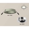 Миниатюра фото комплект встраиваемого светильника ambrella light techno spot xc7623003 sgr/psl серый песок/серебро полированное (c7623, n7012) | 220svet.ru
