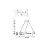 Миниатюра фото подвесная люстра светодиодная osgona vidare 699063 | 220svet.ru