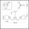 Миниатюра фото потолочная люстра на шатнге lumion bliss 5641/3c | 220svet.ru