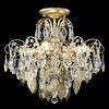 Миниатюра фото потолочная люстра crystal lux esmiralda pl4 gold | 220svet.ru