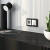 Миниатюра фото выключатель перекрестный двухклавишный белый акрил werkel w1123041 | 220svet.ru