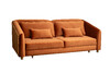 Миниатюра фото диван трехм раскл с кантом оранж 232*103*88см garda decor trevi-230m-pad32+lattice orang | 220svet.ru