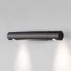 Миниатюра фото настенный светодиодный светильник eurosvet 40161 led чёрный жемчуг | 220svet.ru