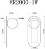 Миниатюра фото настенный светильник myfar july mr2000-1w | 220svet.ru
