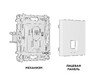Миниатюра фото комплект механизма телефонной розетки ambrella volt quant alfa ma332030 | 220svet.ru