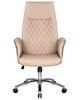 Миниатюра фото офисное кресло dobrin leonard lmr-128b_m_el-brown-beige-12676 | 220svet.ru