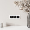 Миниатюра фото розетка с заземлением шторками и usb тип a+c черный акрил werkel w1171748 | 220svet.ru