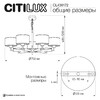 Миниатюра фото подвесная люстра citilux sherman cl436172 | 220svet.ru