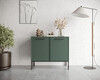 Миниатюра фото комод с двумя дверками николь nem02g | 220svet.ru