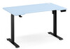 Миниатюра фото компьютерный стол регулируемый woodville маркос 120х75 голубой / черный 614594 | 220svet.ru