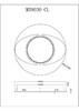 Миниатюра фото потолочный светодиодный светильник myfar ceiling orbit mr9030-cl | 220svet.ru