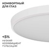 Миниатюра фото накладной светодиодный светильник ogm o18-153 | 220svet.ru