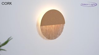 Миниатюра фото подвесной светильник odeon light cork 7073/1 бежевый | 220svet.ru