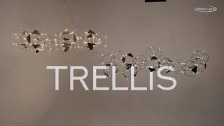 Миниатюра фото подвесная светодиодная люстра odeon light trellis 5086/32l золотой | 220svet.ru