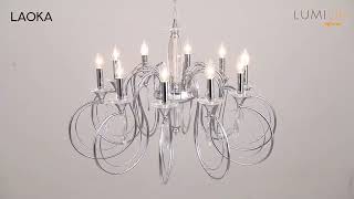 Миниатюра фото бра lumion laoka 8032/1w хром | 220svet.ru